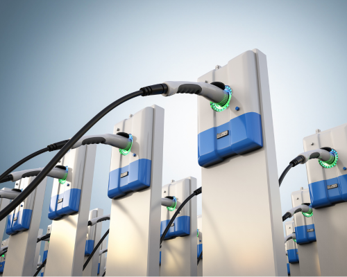 EV charging infrastructure protected by SECOM